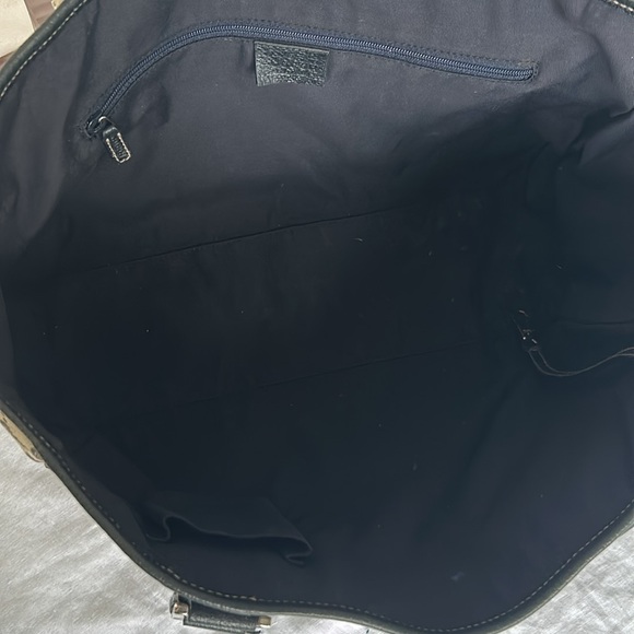 Gucci Navy Red Tote Handle Bag - Picture 9 of 17